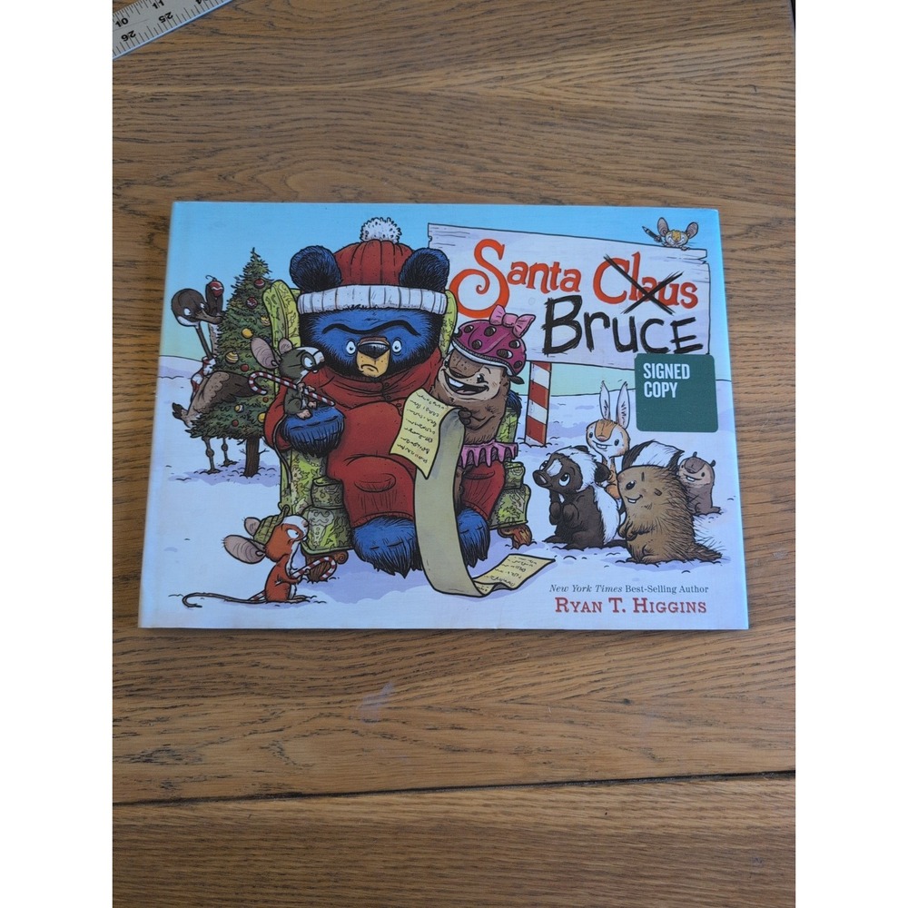 Santa Bruce: A Perfect Holiday Mother Bruce Gift for Early Readers! Signed Copy